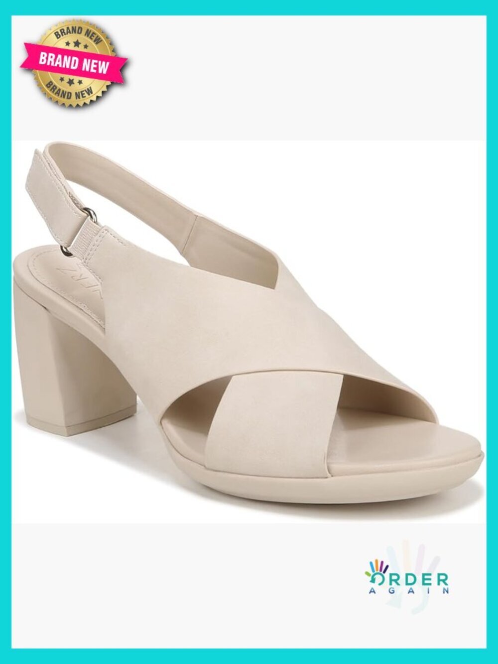 Slingback Block Heel Sandals Slingback Strappy Open Toe Hook Loop Adjustable